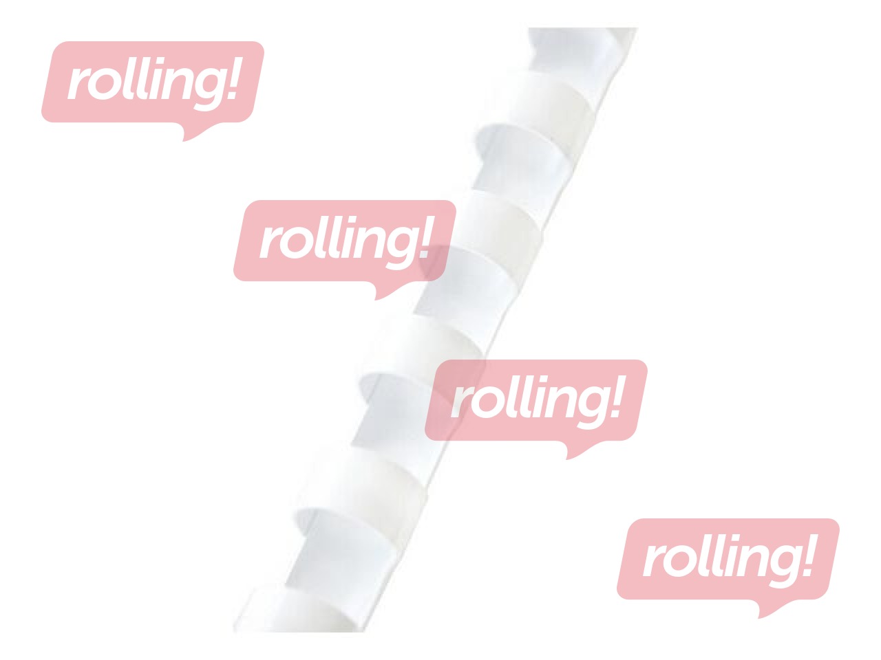 Binding plastic combs Argo, 10 mm, 100 pcs., white