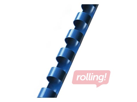 Binding plastic combs Argo, 10 mm, 100 pcs., blue