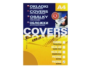 Binding covers Argo, 0.2 mm, 100 pcs., transparent yellow