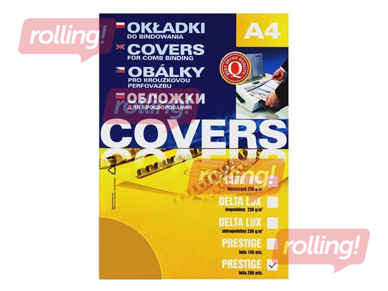 Iesiešanas priekšvāks Argo, 0.2 mm, 100 gab., caurspīdīgs dzeltens