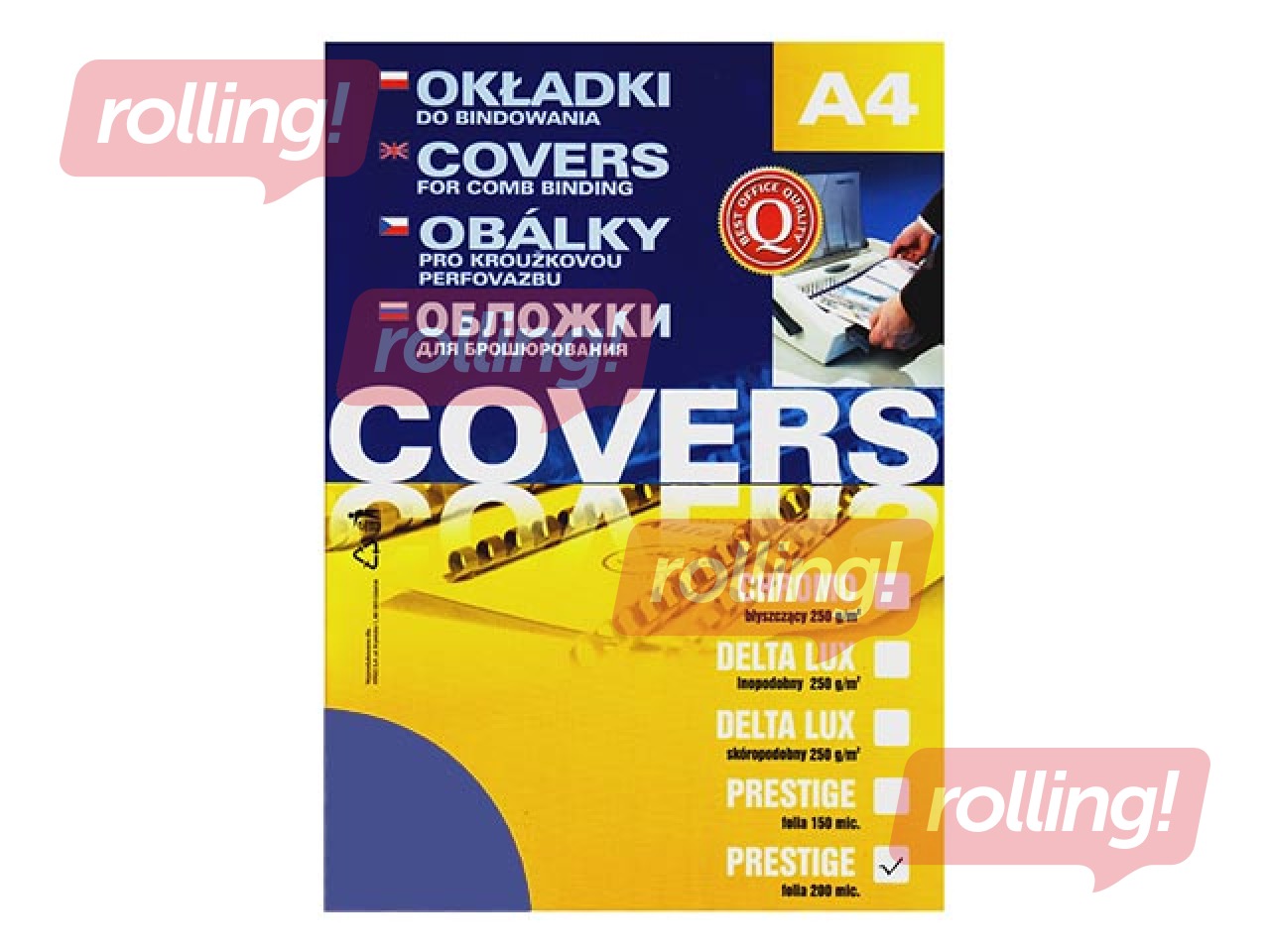 Köitekile Argo, 0.2 mm, 100 tk., läbipaistev sinine