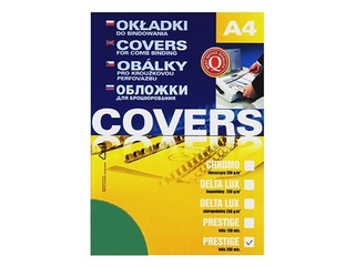 Binding covers Argo, 0.2 mm, 100 pcs., transparent green