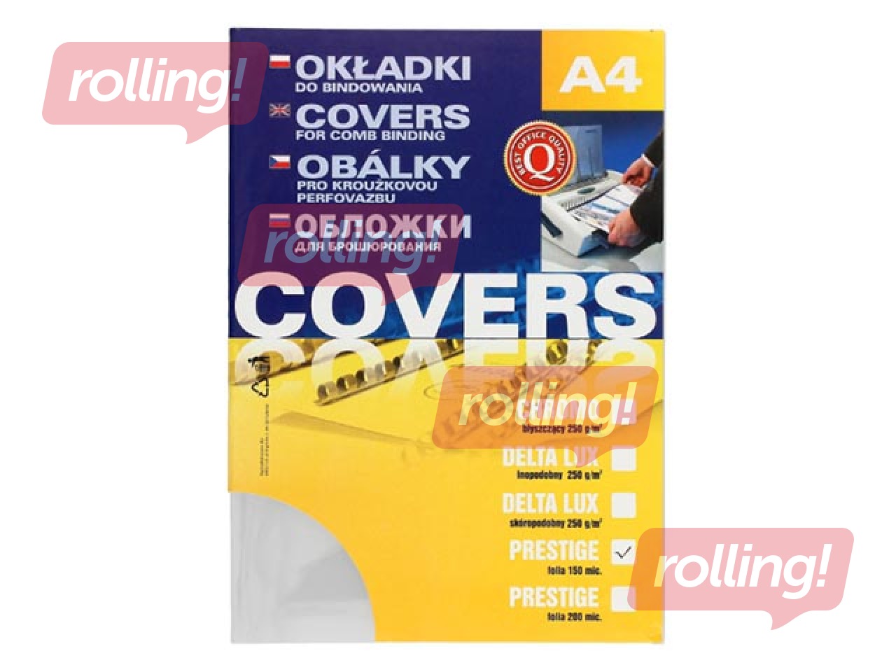 Binding covers Argo, 0.15 mm, 100 pcs., transparent