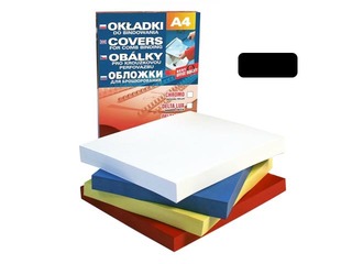 Обложка для переплёта нижняя Delta, 100 gab., чёрная