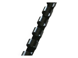 Plastmasas spirāles Argo, 45 mm, 50 gab., melnas