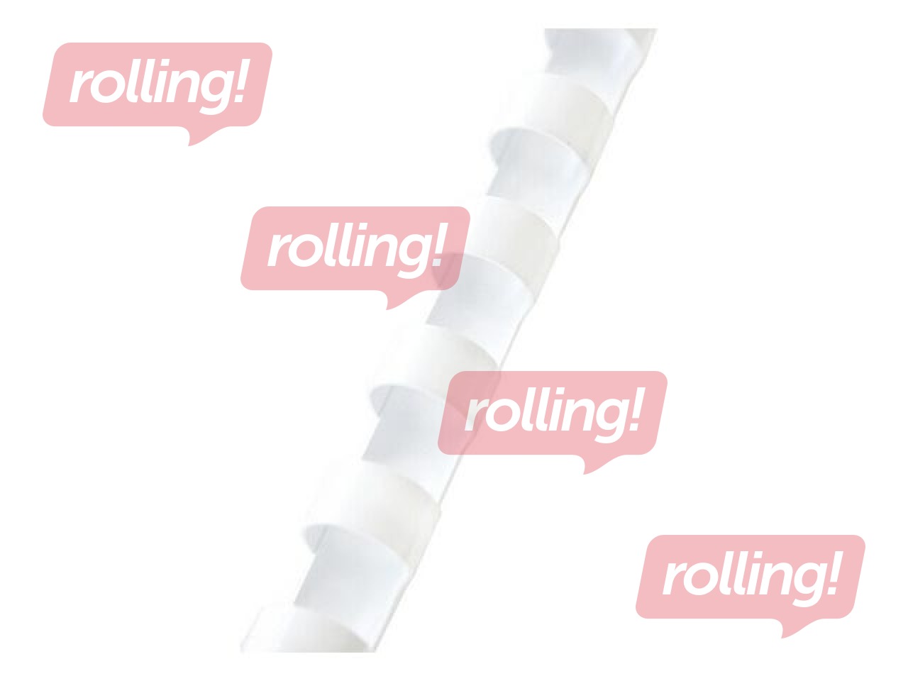 Binding plastic combs Argo, 51 mm, 50 pcs., white