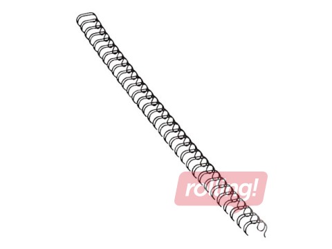 Köitespiraalid metallist Fellowes, 8 mm, 100 tk., must