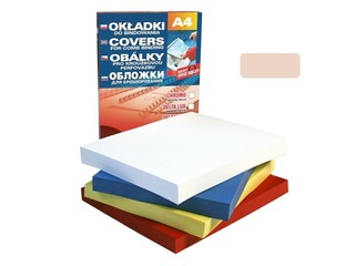 Binding covers Delta, 100 pcs., ivory