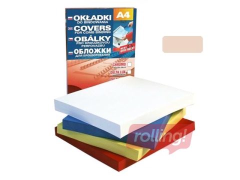 Köitekartong Delta, 100 tk., elevandiluu