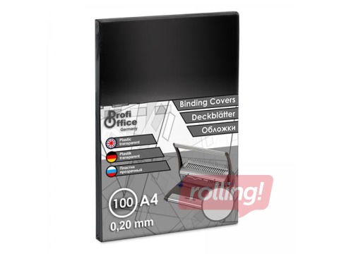 Köitekile PriofiOffice, 0.2 mm, 100 tk., läbipaistev