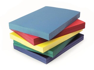 Binding back cover Delta, A4, 250 g/m2, 100 pcs, gray