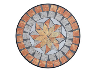 Puķu poda pamatne Mosaic, ar riteņiem, Ø30x7cm