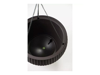 Dekoratiivne lillepott Keter Sphere Planter, riputatav, plast, hall, Ø35cm