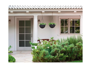 Dekoratiivne lillepott Keter Sphere Planter, riputatav, plast, hall, Ø35cm