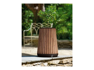 Dekoratiivne lillepott Keter Deco Conic Planter Tall, plast, pruun, Ø51cm