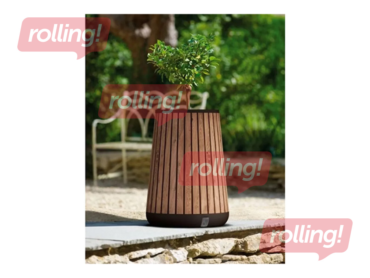 Dekoratiivne lillepott Keter Deco Conic Planter Tall, plast, pruun, Ø51cm