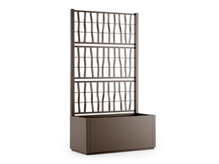 Lillekast Stefanplast Ethica, pruun, 80x36x140cm