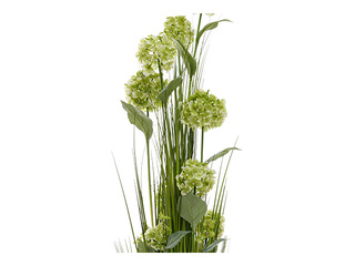 Kunsttaim In Garden potis, roheline hortensia, 120cm
