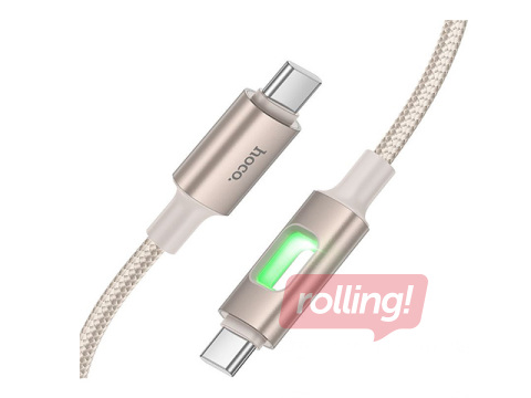 Savienotājvads HOCO U144 Type C - Type C 60W 1.2m, auduma 