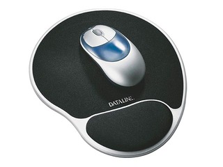 Mouse pad Esselte Dataline Premium, melns/sudraba