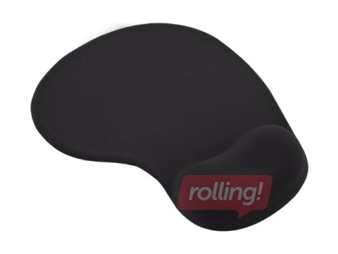 Mouse pad with gel Esperanza EA137, black
