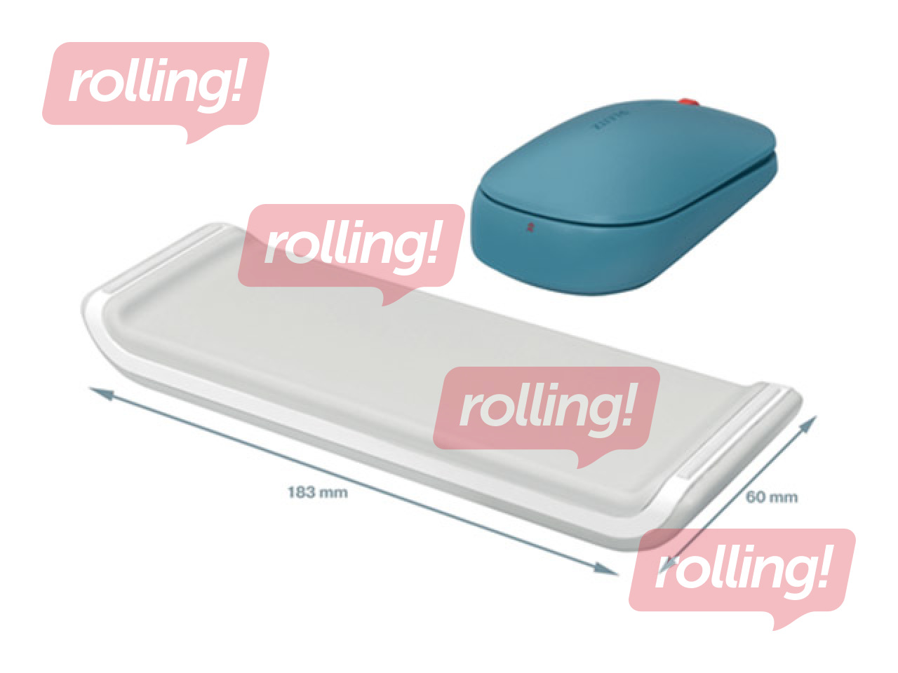 Hiire randmetugi Leitz Ergo Cosy, helehall