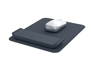 Reguleeritava randmetoega hiirematt Leitz Ergo, tumehall, 1 tk.