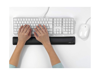 Подставка для запястья с гелевым наполнением прямоугольная Durable, чёрная