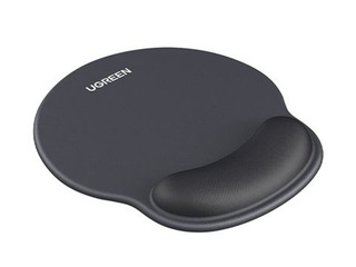 UGREENi ergonoomiline hiirematt randmetoega, must