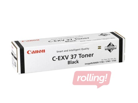 Tooneri pudel Canon C-EXV37, must, (15100 lk)