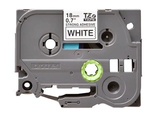 Etiketilindi kassett Brother TZe-S241 must valgel, 18 mm lai, 8 m, tugevalt kleepuv