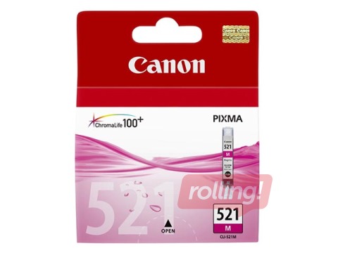 Чернильный картридж Canon CLI-521, пурпурно-красный, 9ml