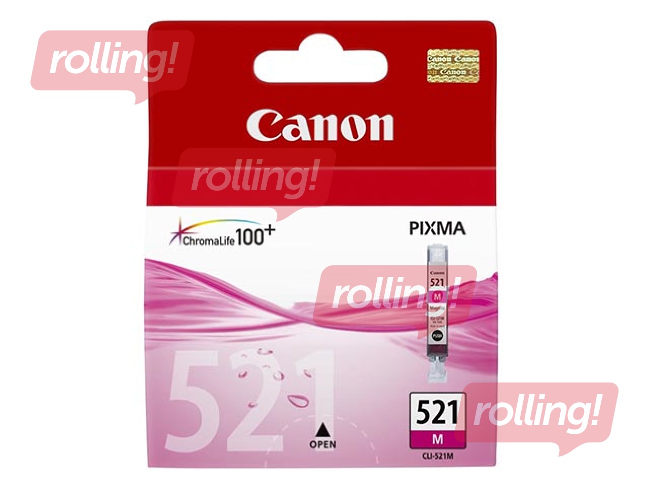 Чернильный картридж Canon CLI-521, пурпурно-красный, 9ml
