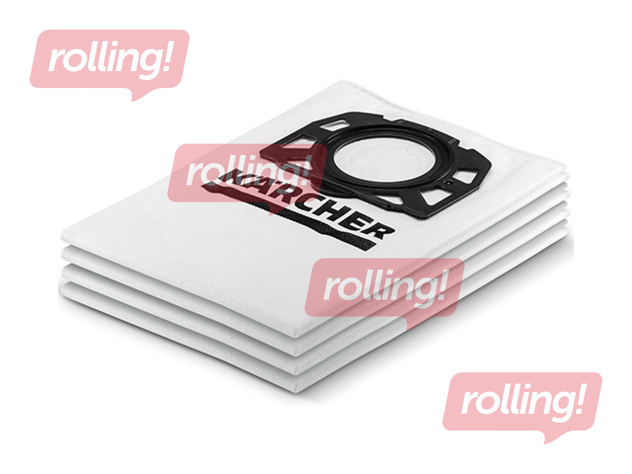 Tolmukotid Kärcher, fliisist, valged