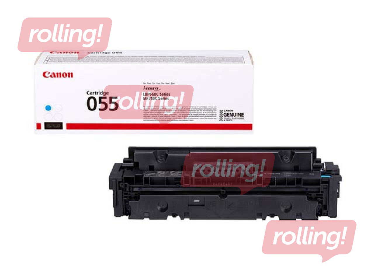 Tonera kasete Canon 055, Ciānzila (2100 lpp)