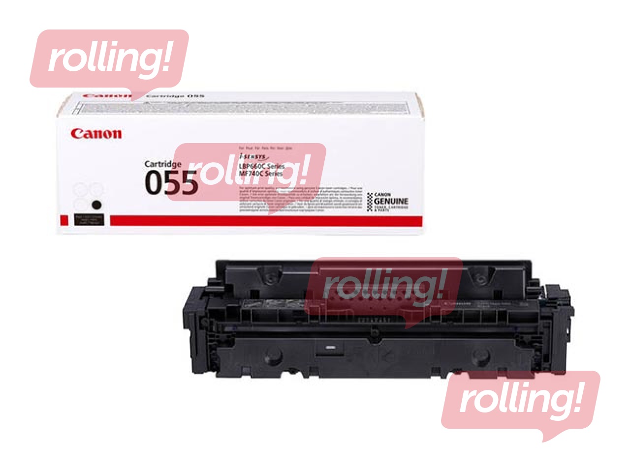 Tonera kasete Canon 055, Melna (2300 lpp)