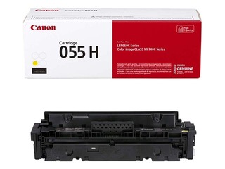 Toner cartridge Canon 055H, yellow (5900 pgs)