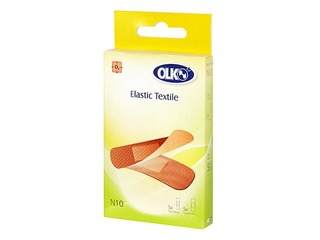Plasters Elastic Textile N10 OLKO, 10 pcs
