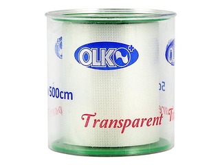 Transparent leucoplast in a roll 2.5cm x 500cm, Olko