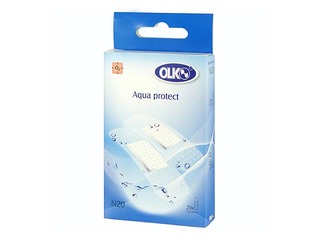 Olko Bactericidal Aqua Protect plaastrid - veekindlad, 20 tk. Veekindlad plaastrid.