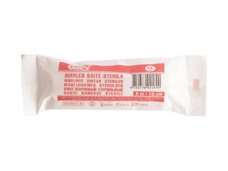 Бинт марлевый - стерильный, Олко, 10 см х 5 м