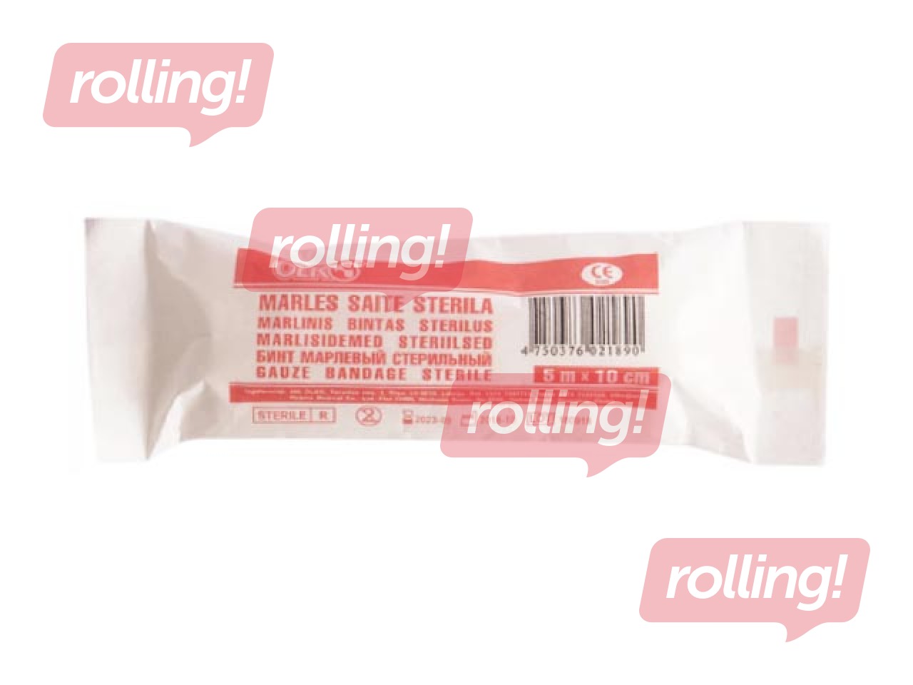 Marliside - steriilne, Olko, 10 cm x 5 m