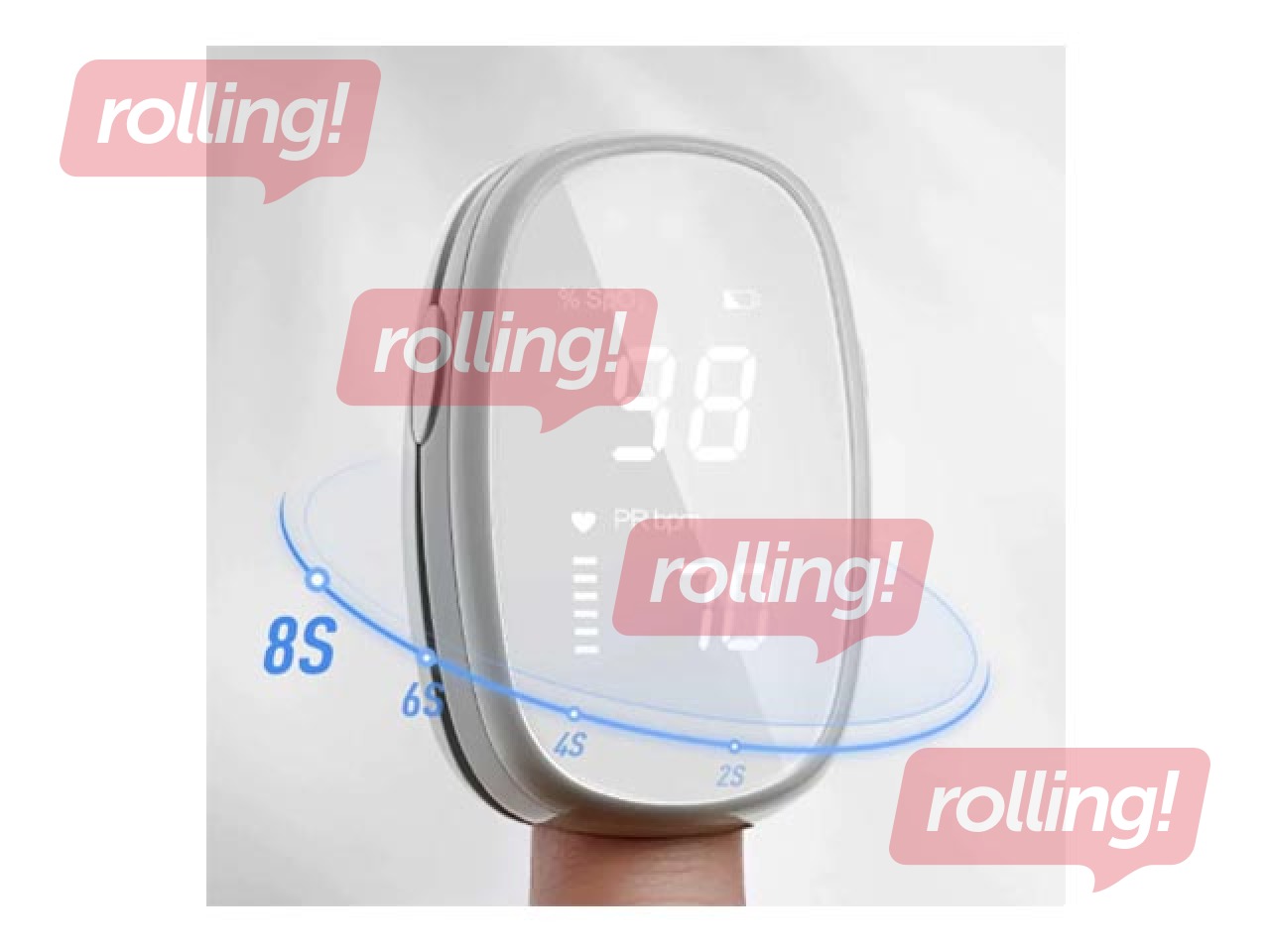 Oximeter, pulse and oxygen meter