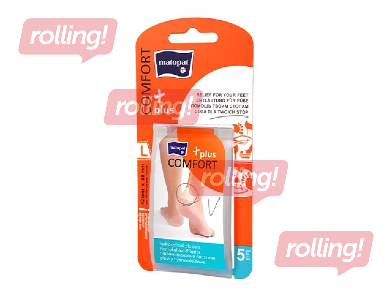 Пластыри Matopat, Comfort Plus, от мозолей, размер L, 5 шт.