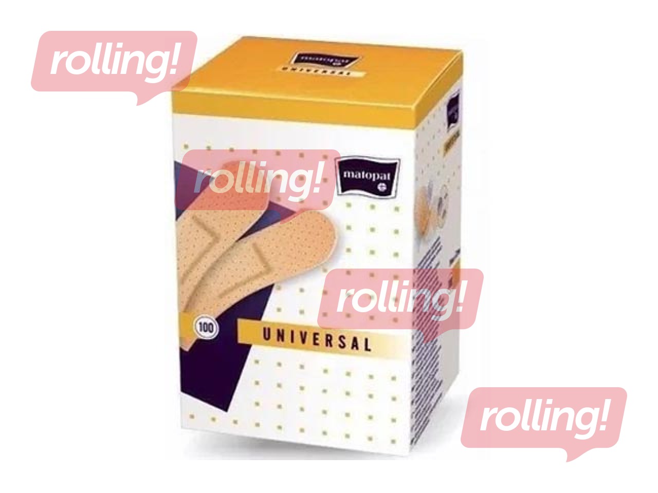 Plasters Matopat, Universal, 19x76mm, 100 pcs.