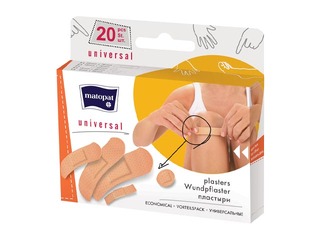 Plaastrid Matopat, Universal Mix, erinevad kujundid ja suurused, 20 tk.