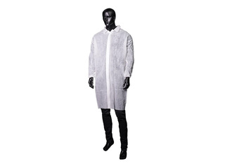 Халат на кнопках Med-Comfort, одноразовый, белый, размер XL