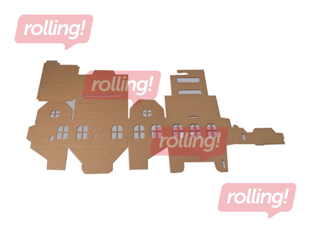 SALE Kinkekarp Jõulumajake, 200x130x120(+90)mm, kartong