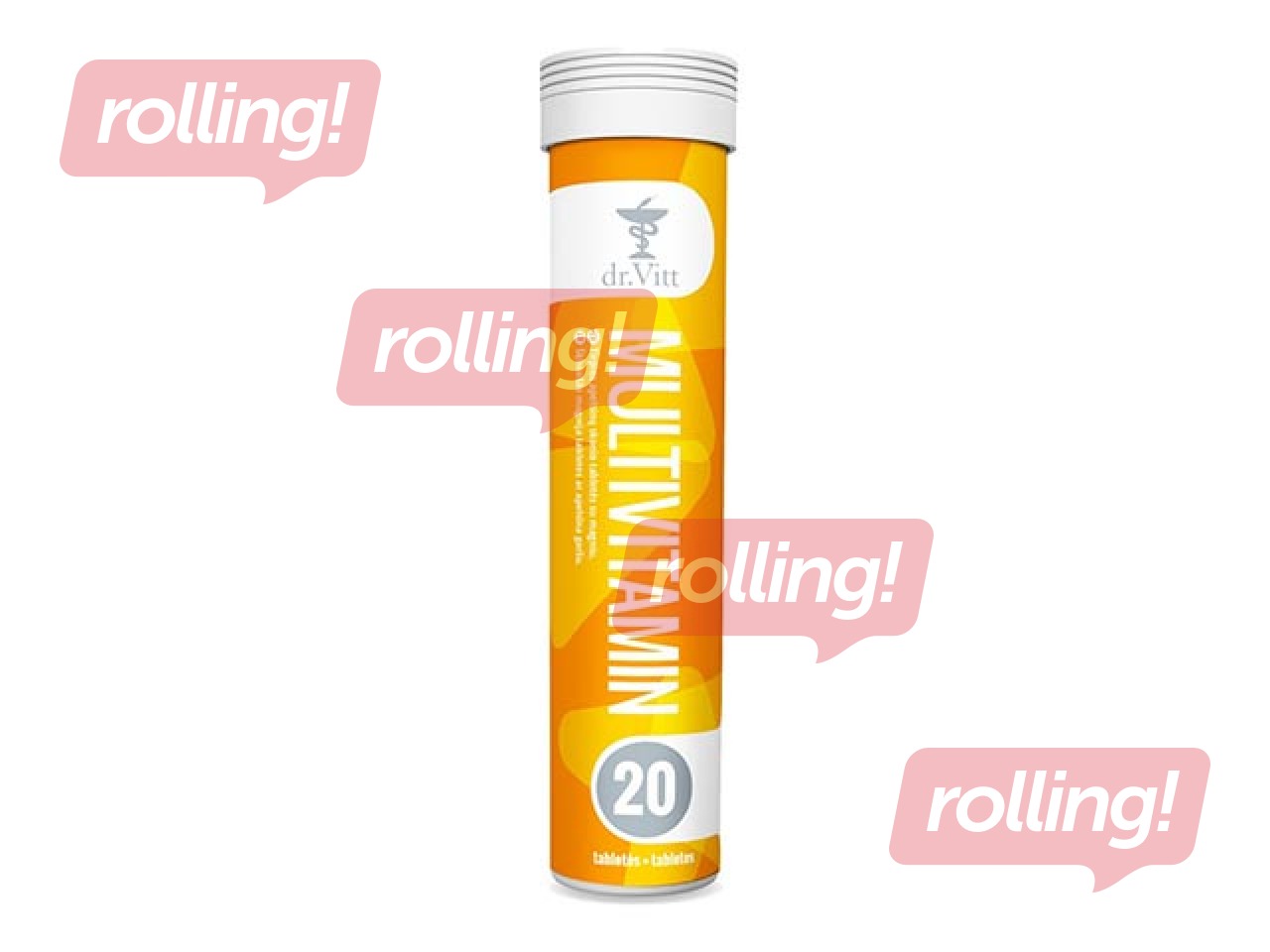 Multivitamiinid Dr. Vitt, lahustuvad tabletid, 20tk