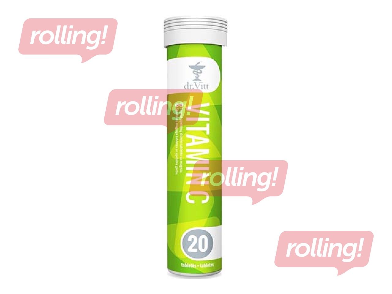 C-vitamiin Dr.Vitt, lahustuvad tabletid, 20tk